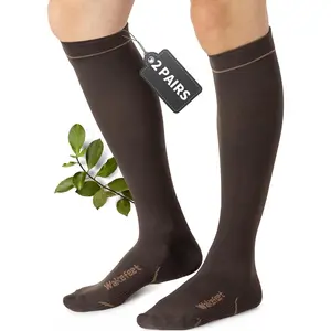 Pregnancy Compression Socks for Women, 2Pairs 15-20mmHg Maternity Compression Stocking for Swelling Circulation Long Standing