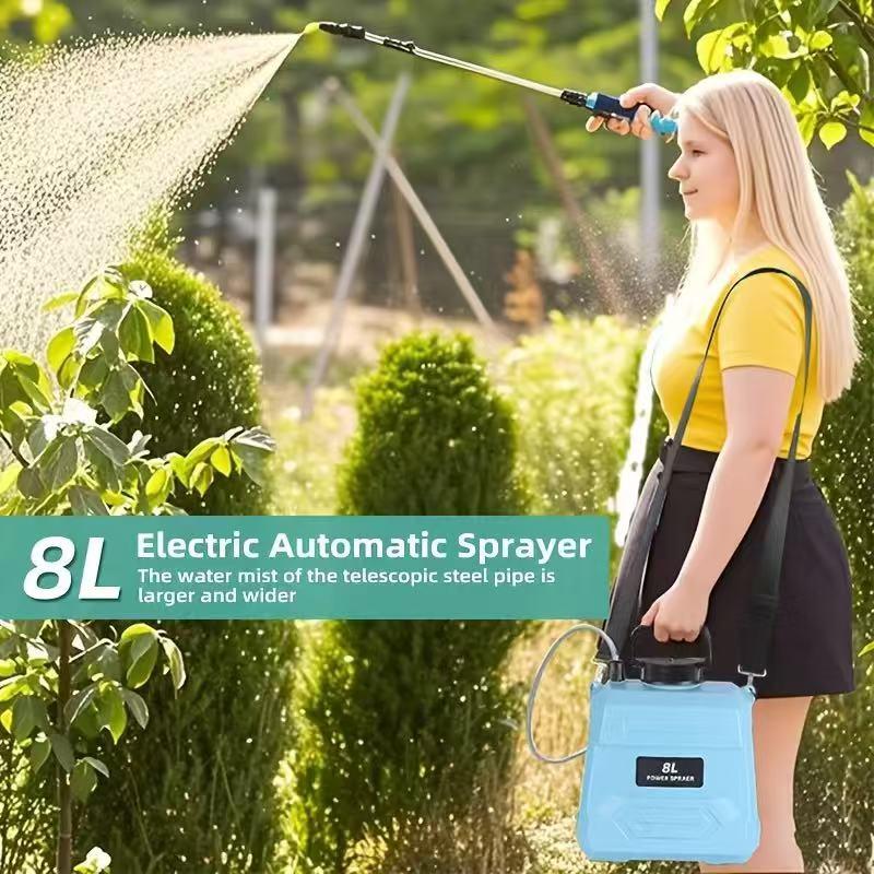3 Gallon, Upgrade Powerful Electric Sprayer with 34Mist Nozzles,Battery Powered Garden Sprayer Ret