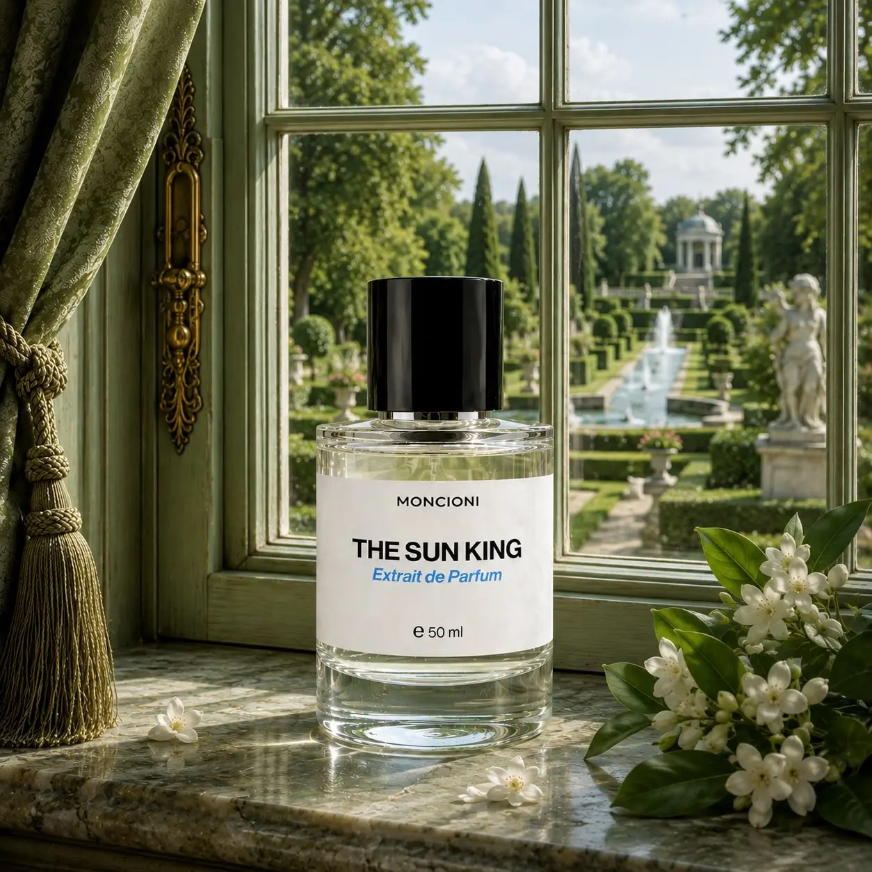 Moncioni The Sun King Extrait de Parfum | Mint · Blackcurrant · Cardamom | Long Lasting Designer Inspired Luxury Fragrance for Men | Niche Perfume Gift