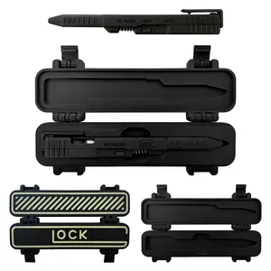 Tactical Slide Action Ballpoint Pen,3d Printed Pen,Comes With Ballpoint Pen Refills and a Protective Case, Fidget Slider for Collectors