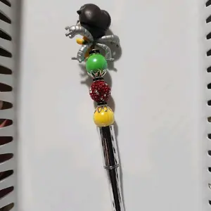 Custom Adorable beaded pen. no charm