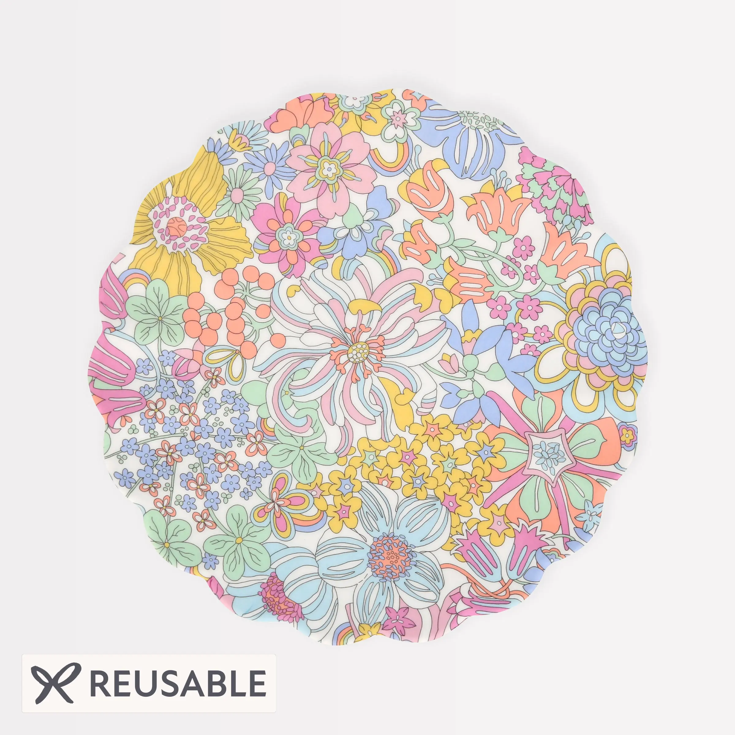Meri Meri x Liberty Rainbow Garden Reusable Small Plate