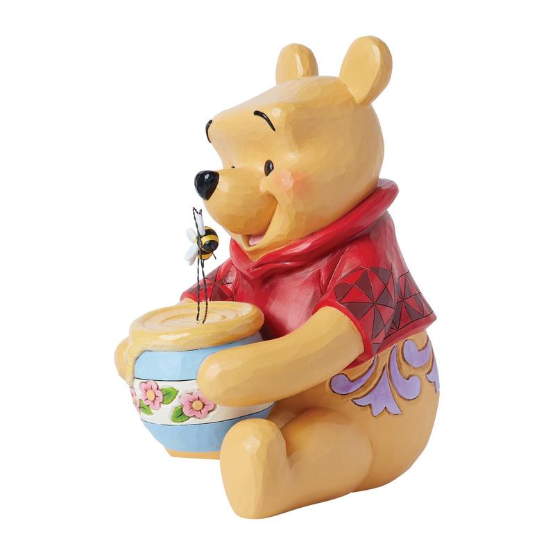 Disney Traditions Pooh with Honey Pot Figurine