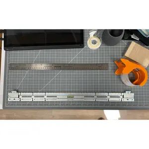 SecurArt 22-Inch Adjustable Wall Mount - Modular Design with Removable Sections & Built-in Leveling for Precise Canvas & Art Display