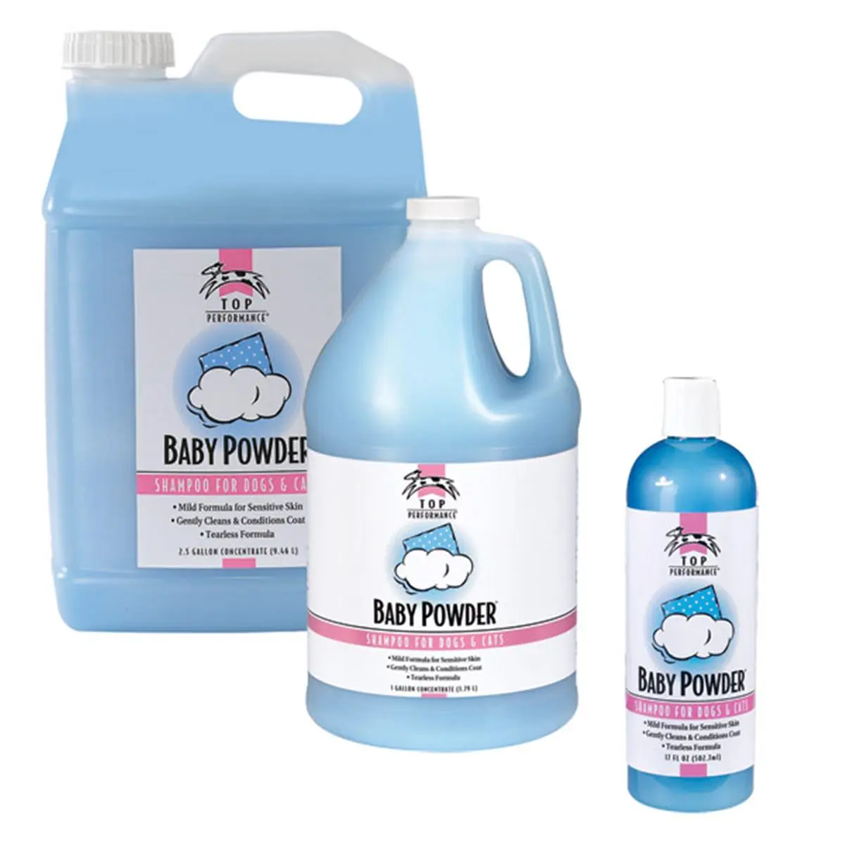 212 MAIN Dog & Cat Grooming Shampoo, Top Performance Powder Fresh Formula, Gently Cleans Coat, Sensitive-Safe, Long Lasting, 1-Gal Size, 1 Gallon