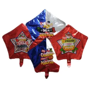 Pack of 4 Premium Quality Festive Chilean Balloons for Helium