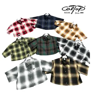 Caltop Women's Vetrano Cropped Checkered Shirt