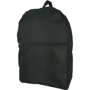 Harvest LM206 Black 17 in. Basic Backpack, Luggage & Functional Bag for School Use, Backpacks For School