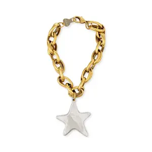 Star Shine Two Tone Bracelet
