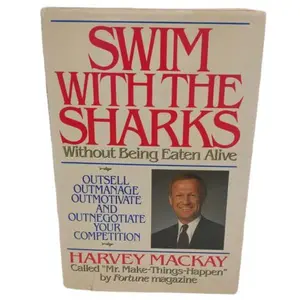 USED-Swim with the Sharks by Harvey MacKay (Hardcover)