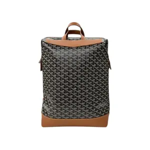 987699 Goyard Cisalpin Backpack Black/Tan