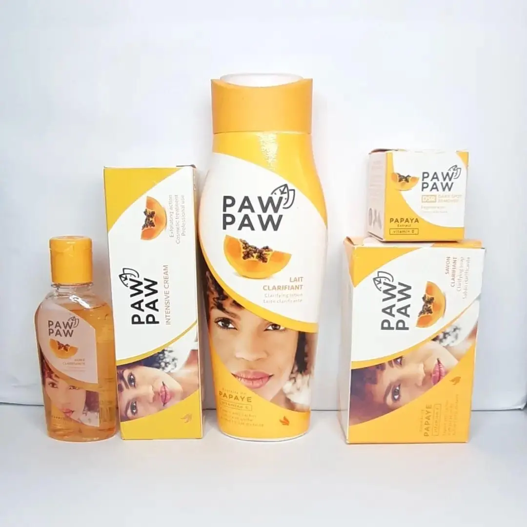Paw Paw Papaya Clarifying Lotion 300ml,Tube Cream 1oz, correction Cream 25ml,Oil 1oz and soap 7oz skin care