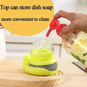 Green cleaning brush -- green