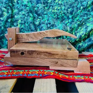 Tortillla Maker / Máquina Pa Aser Tortillas A Mano Kitchen Hand Made Oak Tree Wood Durable Steel Utensils madera de mezquite