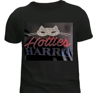 Hotties for Harris Bling Rhinestone T-Shirt