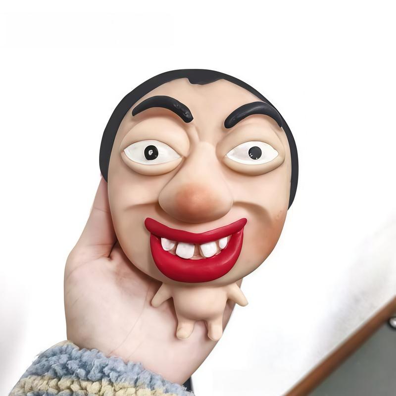 Popping Pimple Squishy Toy - Fast Rebound Silicone Stress Relief Squeeze Toy, Funny Faces, Non-Toxic & Durable, Ultrasquishy for Anxiety Relief and Fun Relaxation Stick Solution