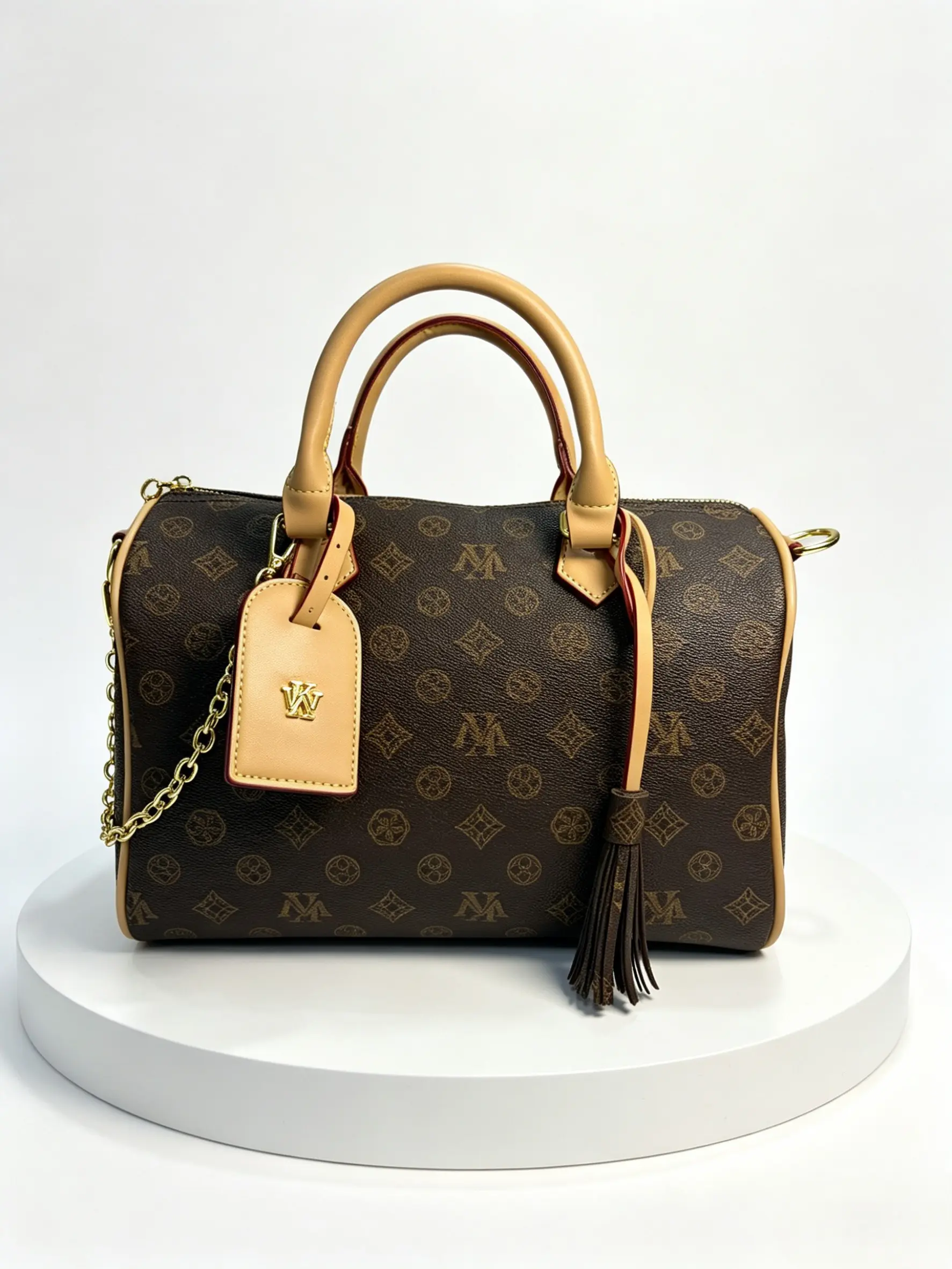 2026 Fashion Handbag, Versatile Crossbody Bag, Luxury Floral Boston Bag, Large Capacity Shoulder Bag for Women