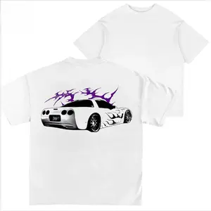 Chevrolet Corvette C5 Graphic T-Shirt, Unisex Classic Car Enthusiast Top, Retro Vintage Automotive Printed Tee, Premium Soft Washed Cotton, Casual Loose Streetwear, Perfect Holiday Birthday Gift for Corvette Drivers and Car Lovers