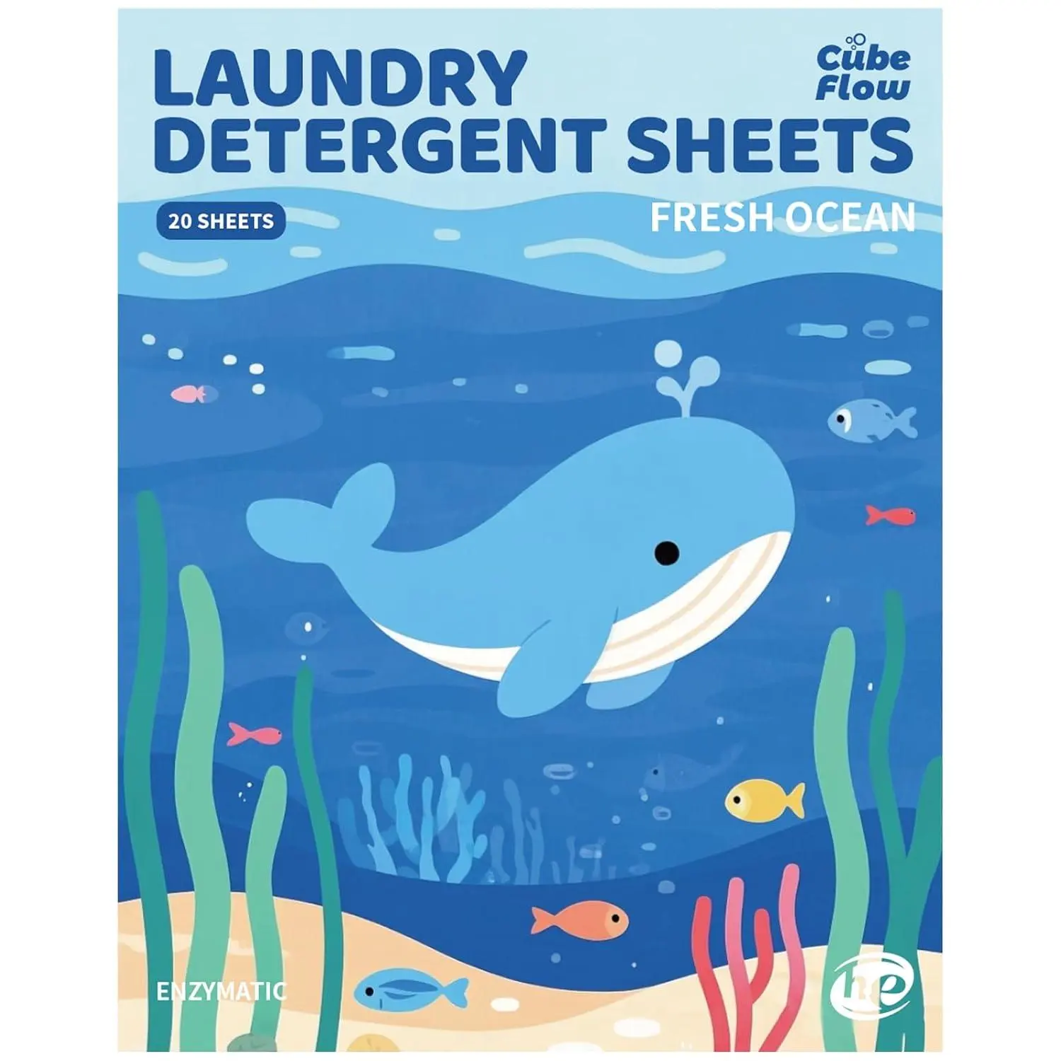 Laundry Detergent Sheets, Lavender Scent - 40 Loads |Effective & Eco-Conscious Cleaning| Pre-Measured, Liquidless for Deep Clean | Hypoallergenic, Washing Soda Travel Laundry Soap Strips