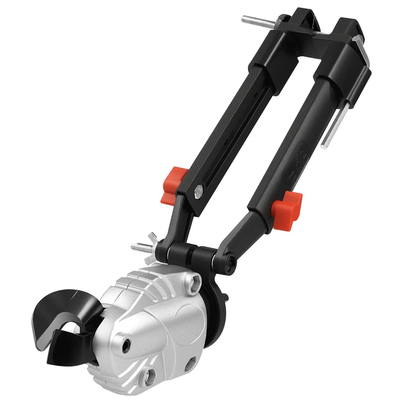 Metal Shear Drill Attachment, Sheet Metal Cutter With 360-Degree Pivoting Head And Sharp Blades, Suitable For 18 GA Galvanized Steel, 20 GA Stainless Steel, Aluminum Plate, Plastic, Cardboard - Drill Driver Compatible