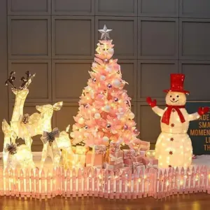 Artificial Christmas Tree With 818 Branch Tips And Foldable Stand For Home, Office And Christmas Party Decoration, Christmas Supplies