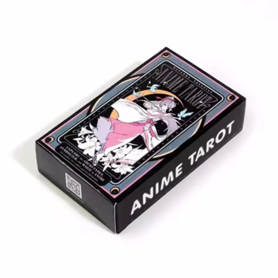 Anime Tarot Cards Set, Tarot Card Decks, 78 Pieces Student Leisure Card Game, Card Games for Teens, 10-6cm Size, Perfect for Anime Fans, Educational & Fun Activity, Playing Cards