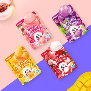 Cokoc Peelable Gummies – Fruit & Soda Flavors, 50%+ Real Fruit Juice Soft Mixed