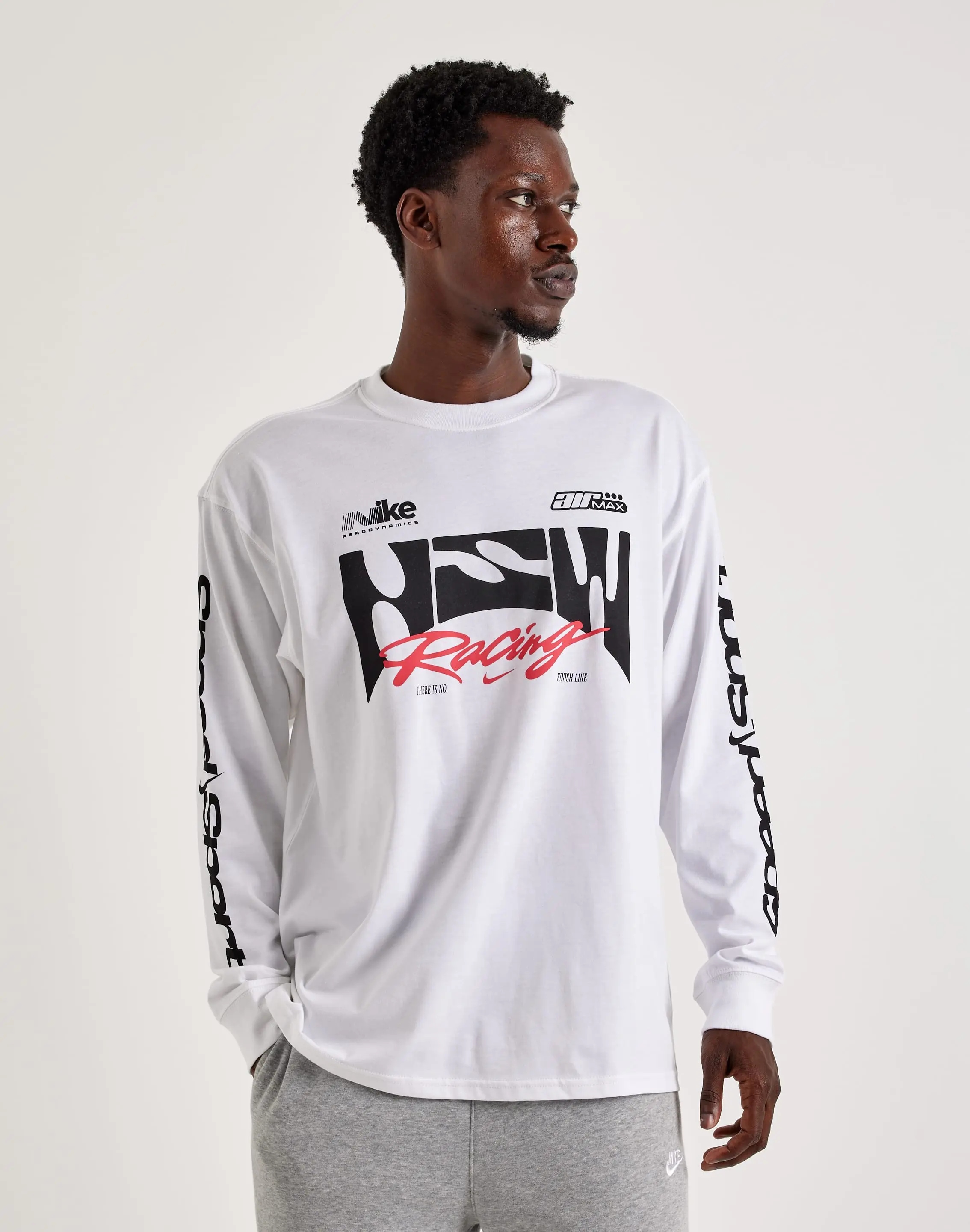 Mens Nike Racing Long-Sleeve Tee