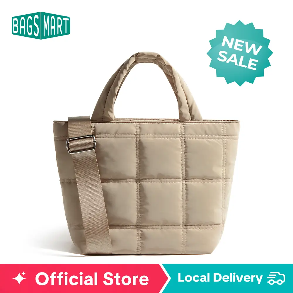 【NEW IN】BAGSMART Small Quilted Crossbody Bags for Women Lightweight Mini Crossbody Purses Tote Handbags for Daily Use Travel TikTokShopfalldealsforyou