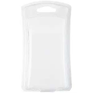 Collecting Warehouse Clear Plastic Clamshell Package / Storage Container, Curved Front, 5.06" H x 2.56" - 2.81" W x 1.18" D