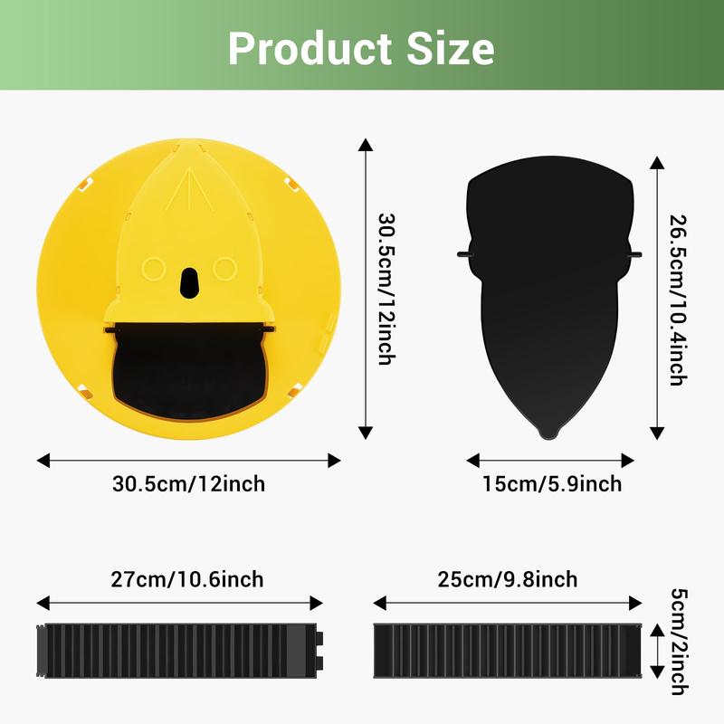 Bucket Mouse Traps Flip Lid 5 Gallon Auto Reset Reusable Humane Mice Rat Traps for Indoor Outdoor 3 Pack Pet Friendly Easy To Use Multi-Scene Application