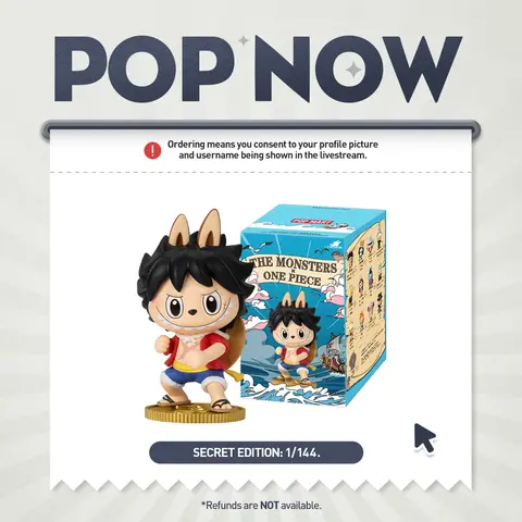 [POP NOW] POP MART THE MONSTERS × One Piece Series Figures