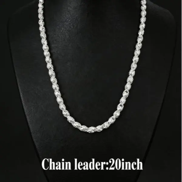 Unisex Dragon Head Pendant Chain Necklace with Silver Bamboo Links, 925 Silver-Plated Fashion Jewelry, 20/24 In, An Affordable Choice, Chain Links Necklaces