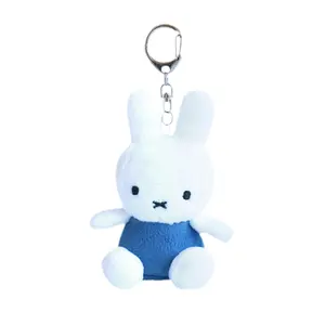 Miffy Sitting Blue Backpack Keychain