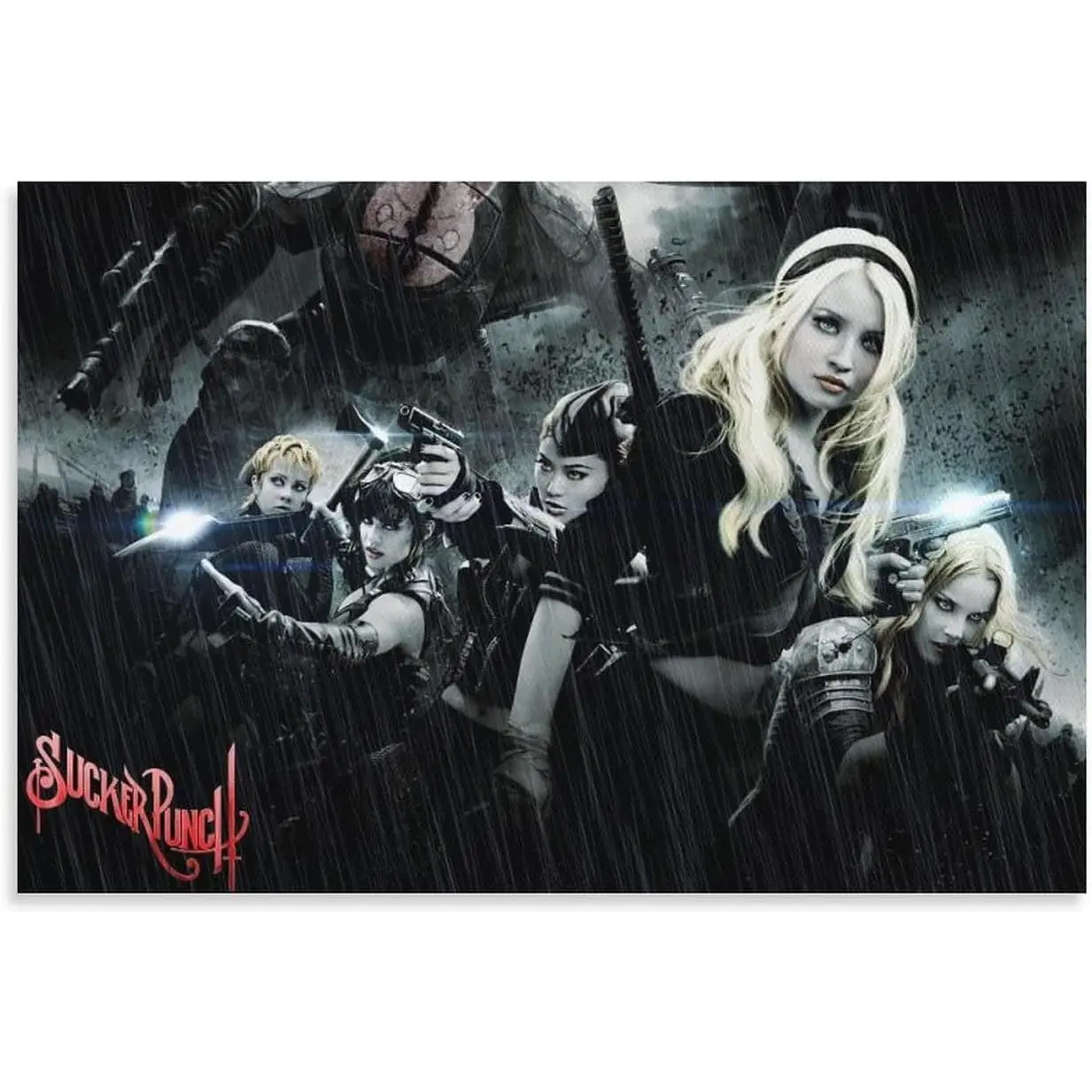 Sucker Punch Movie Poster (3) Painting On Canvas Wall Art Poster Scroll Picture Print Living Room Walls Decor Home Posters