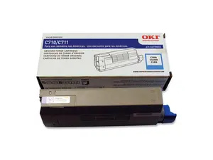 Oki Data 44318603 High Yield Toner Cartridge - Cyan