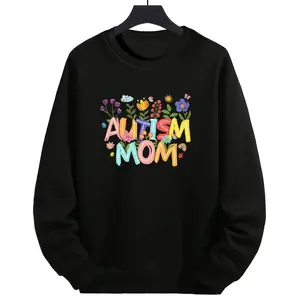 Neurodiversity Awareness Sweatshirt – Autism Mom Floral Design for Parent Support