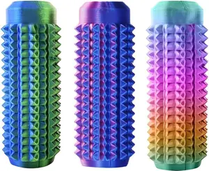 5 in 1 Little Ouchies Fidget Toys Adults, Pain Stim Fidget Anxiety Relief Pain Stim Pocket Sensory Toys for Anxiety and Stress Reduction,Portable Stress Relief Spiky Fidget Keychain (Style2 Red)