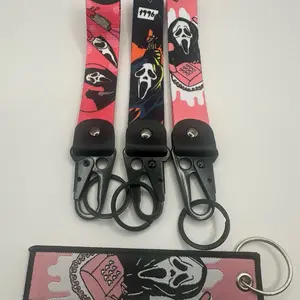 PrimeSecrets Ghostface Keychains for Motorcycles, Scooters, Cars, Mopeds, Backpacks and Gifts for Men and Women keychains keychain obsession