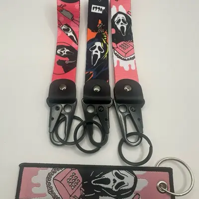 PrimeSecrets Embroidered Keychain For Motorcycle & Car Keys - Easy Pull, Scratch Resistant, Double Sided Design - View #7