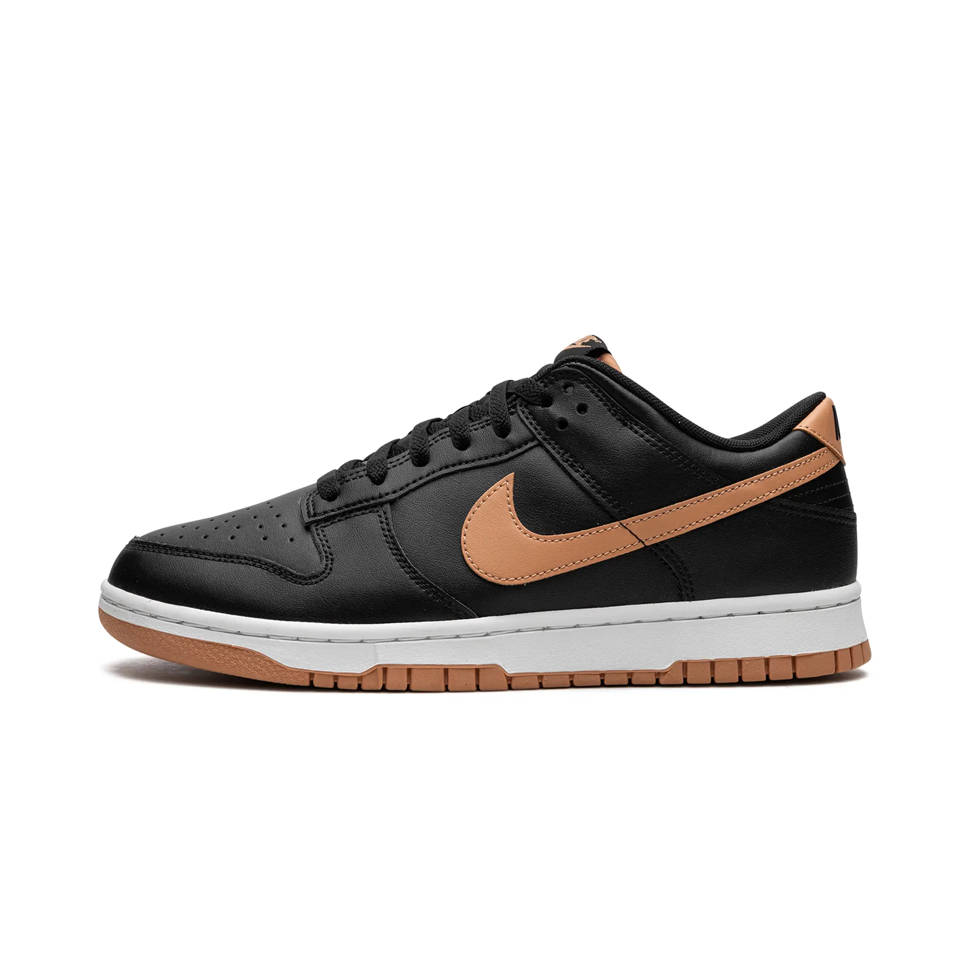 Dunk Low "Black / Amber Brown" DV0831 004