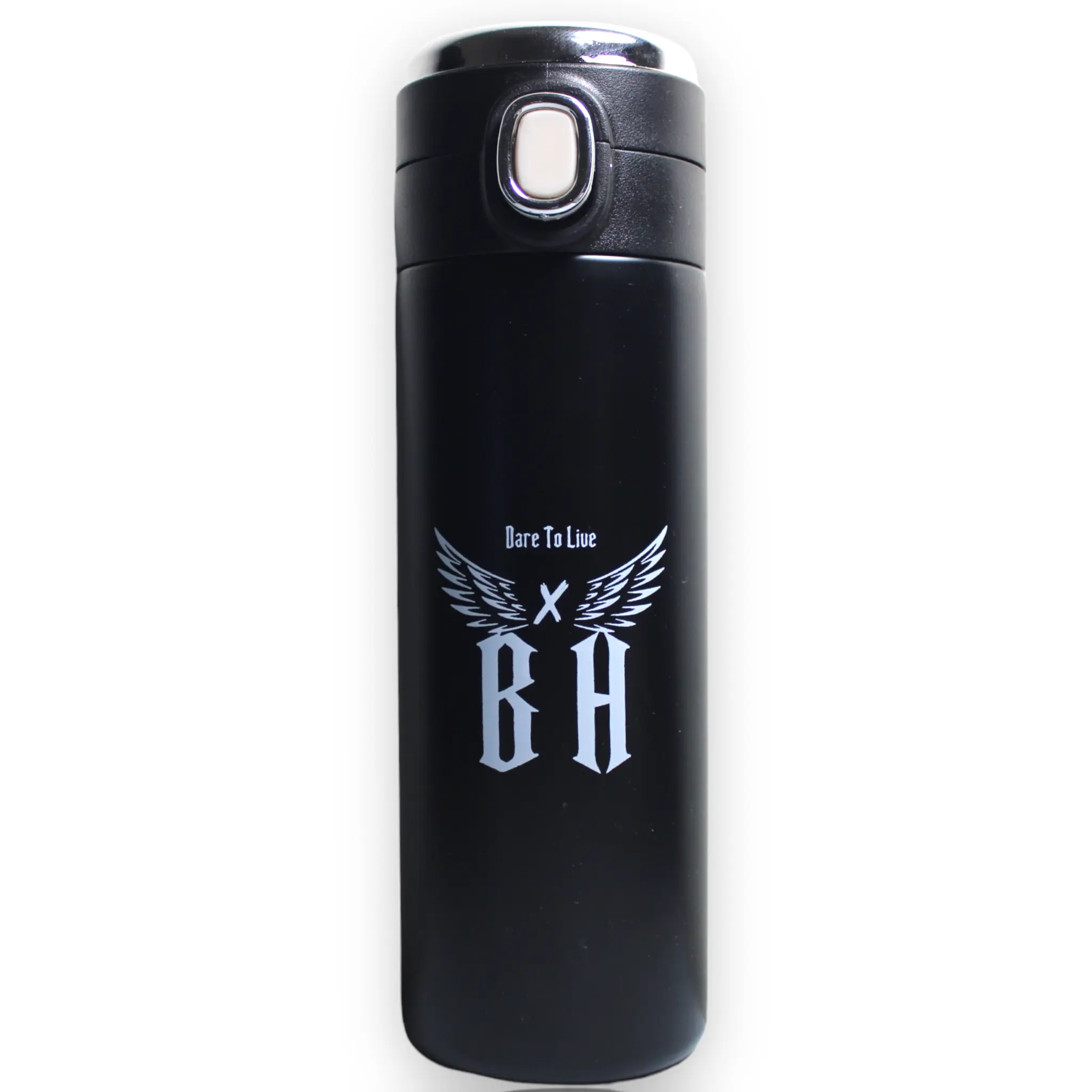 LED Temperature Display Smart Flask Water Bottle (BLK)