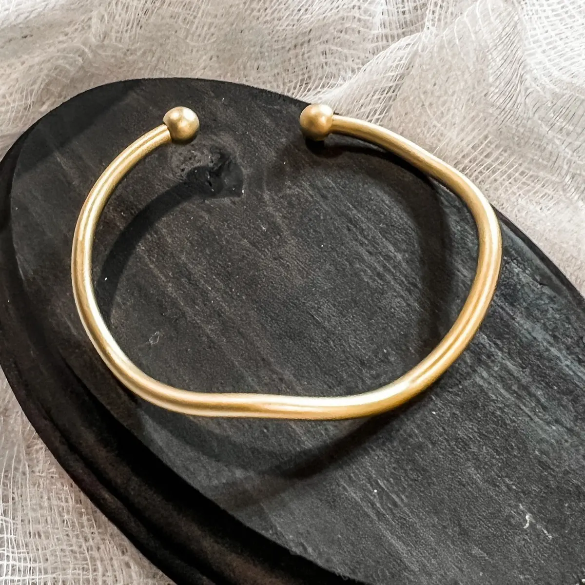 Wavy Gold Bracelet