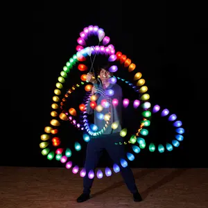podpoi with capsule handles v2 - epic LED glow poi for gunslingers & performance - flowtoys exclusive