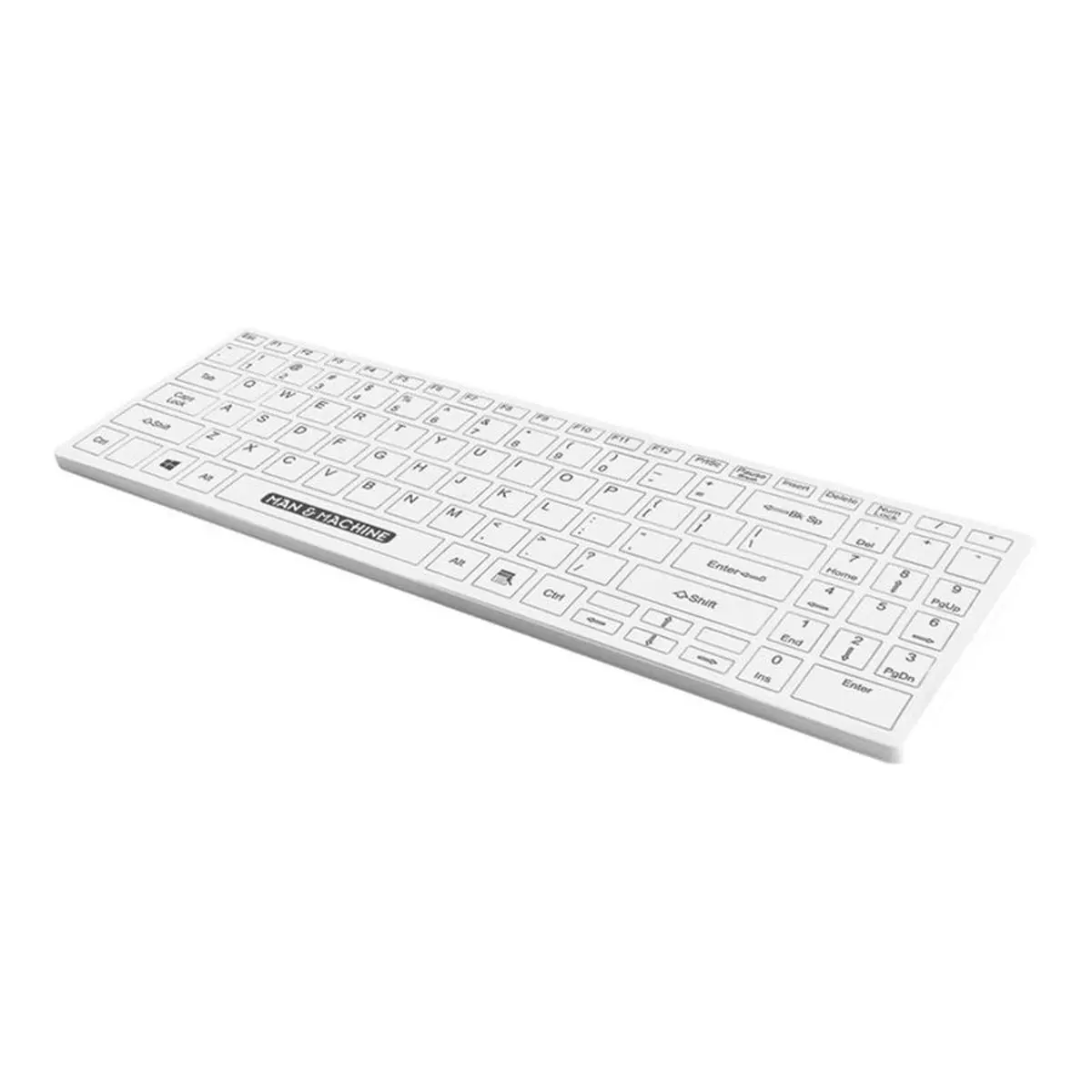 212 MAIN Man & Machine DRAPE-ITS-US Fitted Drape C3 Planet Durable Computer Keyboard, Waterproof, Sealed Body, Silicone Cover, Low Profile, USB Input, Durable Keyboard