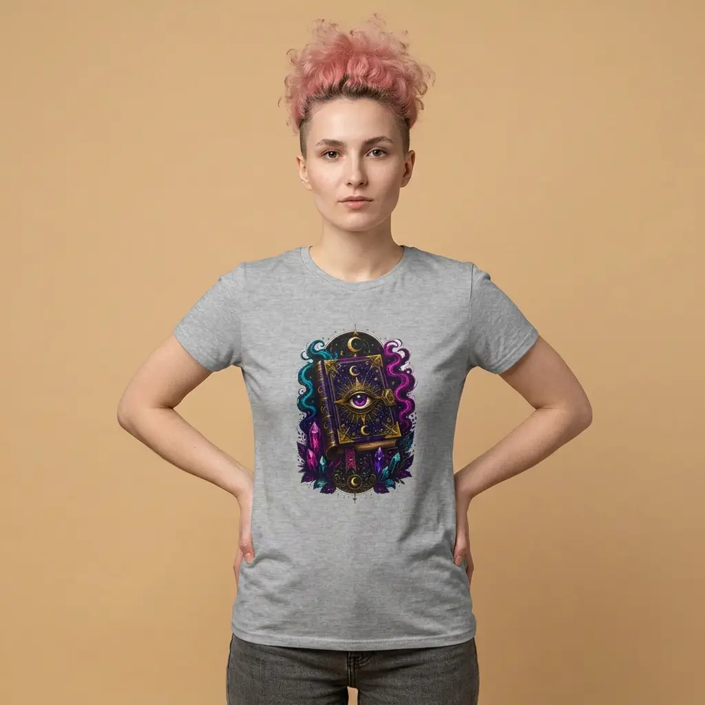 Gothic Book of Spells Womens Tee