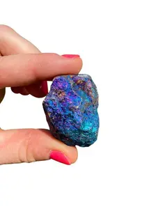 Raw Peacock Ore Crystal - Raw Chalcopyrite Stone - Healing Crystals & Stones - Raw Peacock Ore Stone - Rough Chalcopyrite Crystal