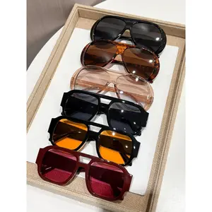 6-Pack Classic Y2K Women's Sunglasses, Lightweight Durable Trendy Shades, Stylish Versatile Eyewear for Driving, Shopping, Beach & Vacation outdoorfun