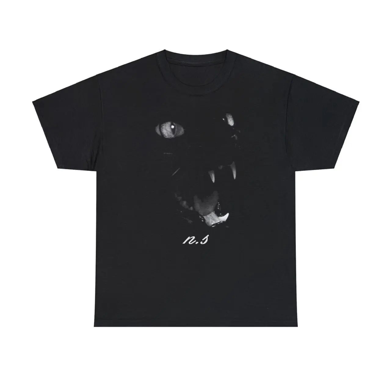 Women's Destroy Lonely NS Black Cat Cotton Short-Sleeve T-Shirt - No Stylist, Casual Classic Clothes, MC4, Shortsleeve, Fabric