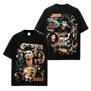 Men's 100% Cotton Vintage Dylan Harper Graphic Spurs T-Shirt - DH 2 Basketball Streetwear, Oversized Unisex Short-Sleeve Round Neck Soft Vintage Fashion Fan Apparel, Holiday Gift
